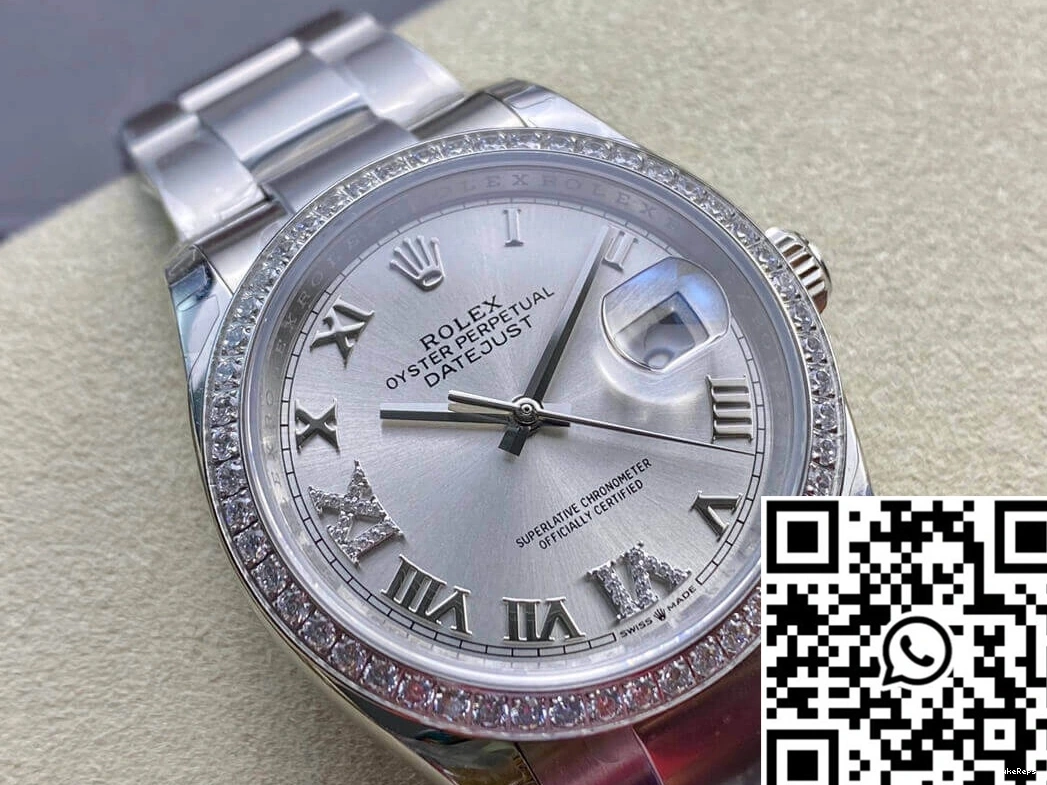 Datejust Rolex Bezel M126284RBR-0022 EW Diamond-set Factory 0524